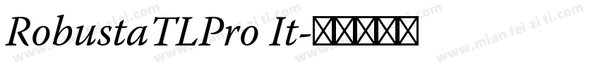 RobustaTLPro It字体转换